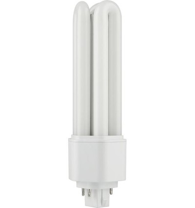 16,5cm / 13W PLT GX24q LED lamp - 1890lm, 4-pins, opaal glas, 6500K