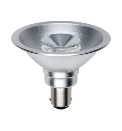 BA15d AR70 8W DimToWarm LED lamp - 36V, 35°, 2000-2800K, 390lm