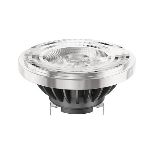 G53 AR111 12W LED lamp, 12V - 980lm, 24°, dimbaar, 2700K