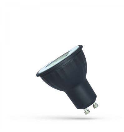 GU10 6W LED-spot - Zwart
