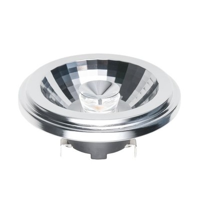 15W dimbare G53 AR111 LED lamp, 12V - 10°, 1080lm, 2700K, grijs