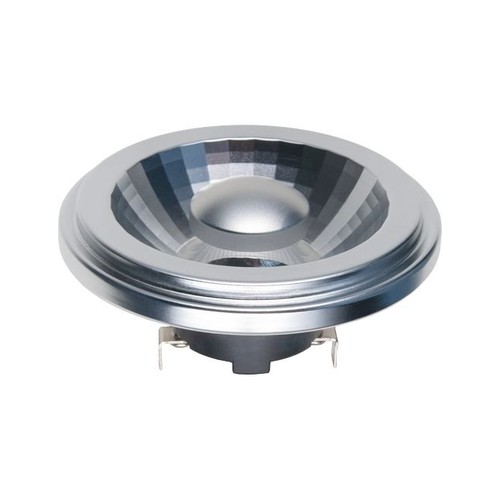 G53 AR111 15W dimbare LED-lamp, 12V - 1080lm, 24°, 2700K, grijze afwerking