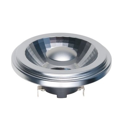 G53 AR111 15W dimbare LED-lamp, 12V - 1080lm, 35°, 2700K, grijze afwerking