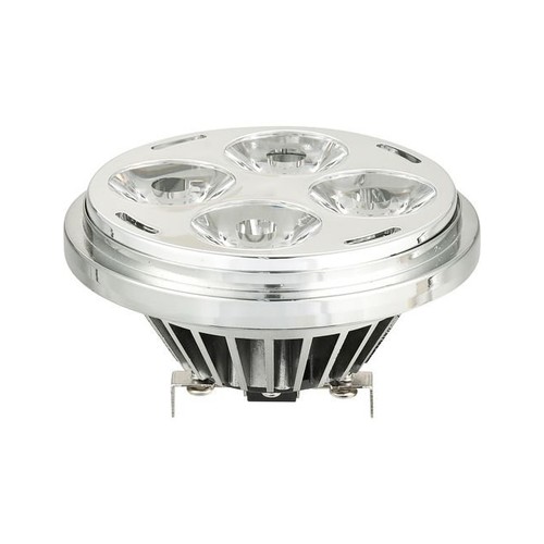 22W dimbare G53 AR111 LED lamp - 48V, 4 graden, 1640lm, 2700K, incl. externe driver