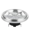 G53 AR111 12W LED lamp, 12V - 10°, dimbaar, 2700K, grijs, AC/DC