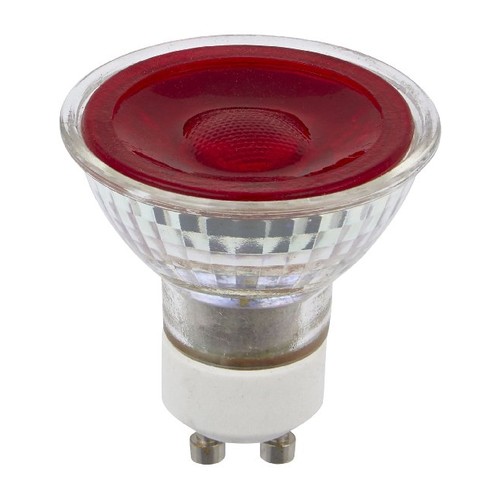 GU10 5W dimbare LED-lamp - Rood, 38°, glas, 230V