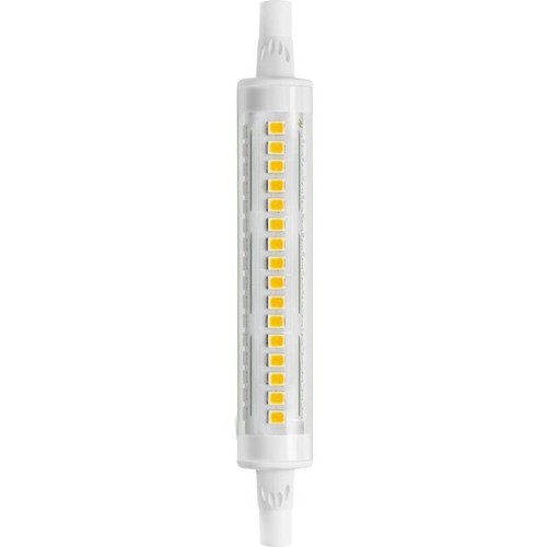 R7S 118mm / 8W LED-lamp - 1100lm, Keramisch, Helder, 3000K