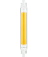 R7S 118mm / 9W dimbare LED-lamp - 900lm, COB, 2700K, helder glas