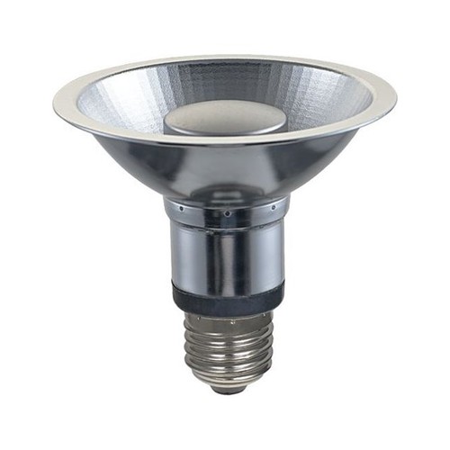 E27 12W dimbare PAR30 LED lamp - 725lm, 35°, 2700K, grijze afwerking