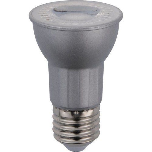 E27 5W dimbare PAR16 LED-lamp - 380lm, 2700K, 36°, zilveren afwerking
