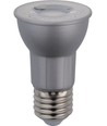E27 5W dimbare PAR16 LED-lamp - 380lm, 2700K, 36°, zilveren afwerking