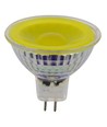 GU5.3 5W LED lamp, 12V - MR16, 38°, geel, glas
