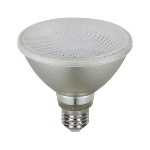 E27 10W dimbare PAR30 LED lamp - 700lm, 36°, IP65, glas, warm wit