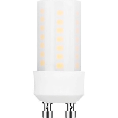 GU10 4W LED buislamp, 5,2cm - Dimbaar, mat glas, 2700K
