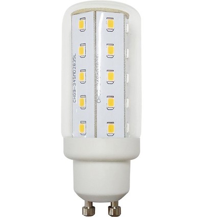 8cm / 4W GU10 LED lamp - 440lm, glas, 6500K