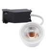 5W LED-module, 2700K, 38° - Dimbaar, wit, incl. aansluitdoos