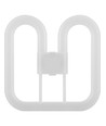14W GR10q LED-lamp - 4-pin, 1680lm, 3500K, vervangt 28W, 2D