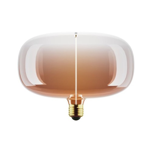 E27 4W dimbare LED lamp - P215, Filament Flex Magnetic, 1800K, Tea brown, 120lm