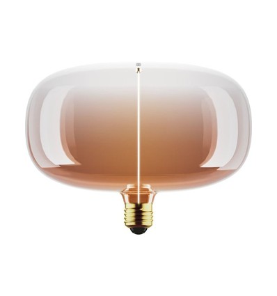 E27 4W dimbare LED lamp - P215, Filament Flex Magnetic, 1800K, Tea brown, 120lm