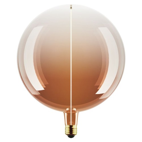 E27 4,8W dimbare LED lamp - G200, Filament Flex Magnetic, 1800K, Tea brown, 200lm