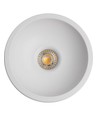 Deep-Deco Ring ES111 - Wit aluminium, zonder lichtbron