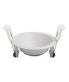 Deep-Deco witte aluminium downlight ring - Voor inbouwspots, rond
