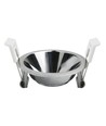 Deep-Deco inbouwspot ring - Chroom, aluminium, zonder lichtbron