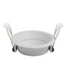 Deep-Deco inbouwspot ring - Wit, aluminium, kantelbaar, zonder lichtbron