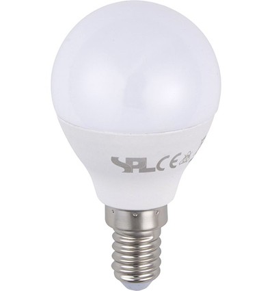 E14 5W LED kogellamp - G45, 400lm, opaal glas