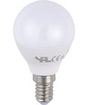 E14 5W LED kogellamp - G45, 400lm, opaal glas
