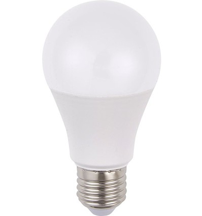 E27 11W LED lamp - 1050lm, A60, opaal glas, 2700K