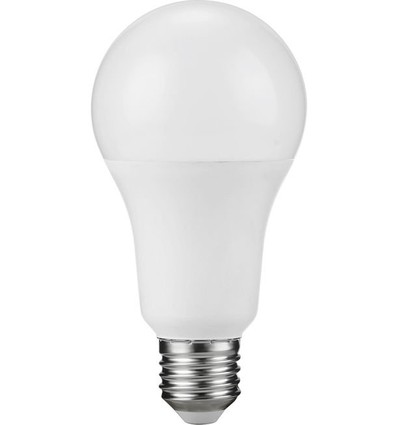 E27 15W LED lamp - A71, 1200lm, opaal glas, 3000K