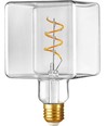 E27 4W LED Filament Ice Cube C95 dimbaar - 270lm, 2500K, helder glas