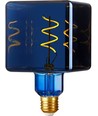 E27 4W dimbare LED lamp - Ice Cube C95, Metallic Blue, 20lm, 3000K