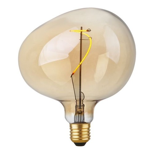 E27 4W dimbare LED-lamp - G150, Filament Flex Snoopy, 2200K, goud glas