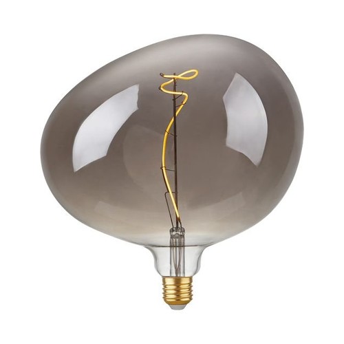 E27 4W dimbare LED filament lamp - G220, Flex Snoopy, Smoke, 2200K, 130lm