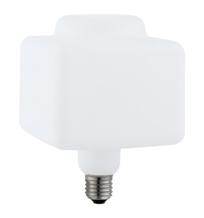 E27 6W dimbare LED filamentlamp - XXL TS125, 550lm, mat wit, 2500K