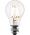 E27 6W DimToWarm LED filament lamp - A60, 600lm, dimbaar, helder glas, 2200K-2700K