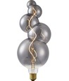 E27 4W XXL Flex Bubble-5 LED lamp - 100lm, 2200K, dimbaar, rookglas, filament