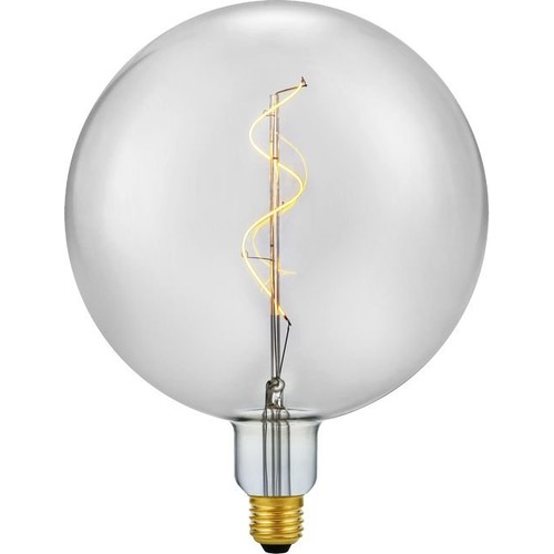 E27 5,5W Slim Flex Filament Globe G200 - 470lm, 2200K, rookglas, dimbaar