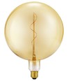 E27 5W Slim Flex Filament G200 Globe - 470lm, 2200K, dimbaar, goud glas