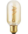 E27 4,2W dimbare Slim Flex LED lamp - 11cm, 2200K, Goud, filament buis