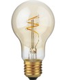 E27 2,9W dimbare LED-lamp - Slim Flex Filament, A60, 2200K, Goud, 250lm
