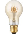 E27 4,2W dimbare LED lamp - A60, Flex Filament, 2200K, goud glas, 470lm