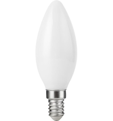 E14 7W dimbare LED kaarslamp - C35, 806lm, opaal glas, 2700K