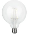 E27 2,5W dimbare LED filament lamp - G125 Globe, 250lm, 2500K, helder glas