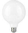 E27 4,7W dimbare LED globe lamp - G125, opaal glas, 2500K, filament