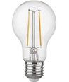 E27 2,5W dimbare LED lamp - A60, filament, 250lm, 2500K, helder glas