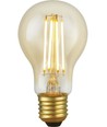 E27 4,7W dimbare LED lamp - Filament, A60, 470lm, 2200K, goud glas