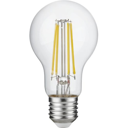 E27 4,9W dimbare LED-lamp - A60, filament, helder glas, 600lm, 2700K